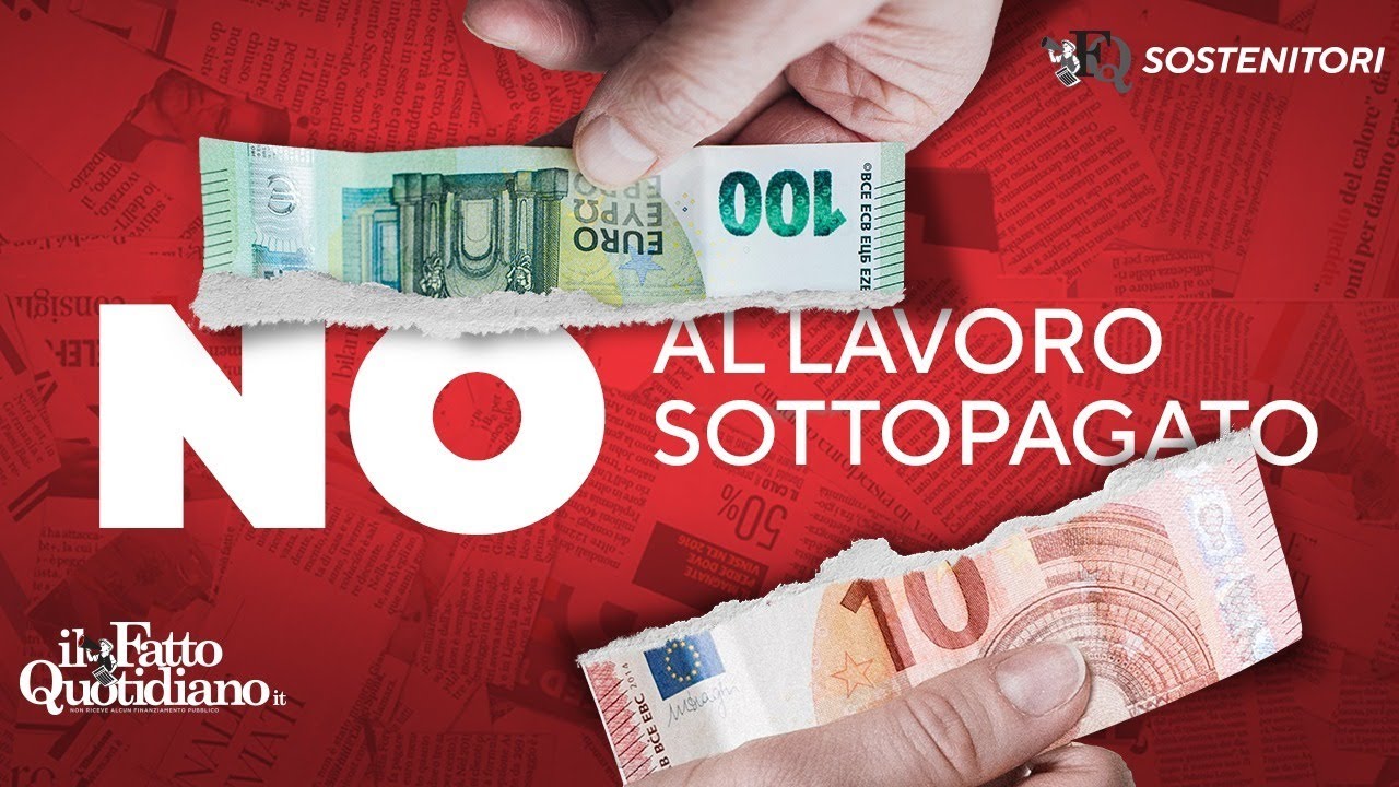 No al lavoro sottopagato!