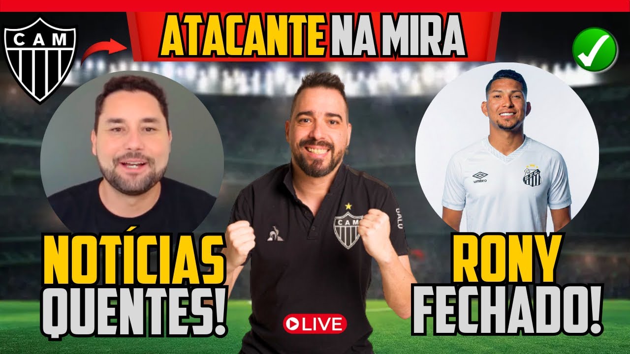 🎯 ATACANTE NA MIRA ✅ RONY FECHADO 🔥 NOTÍCIAS DO TANAKA 🔴 LIVE
