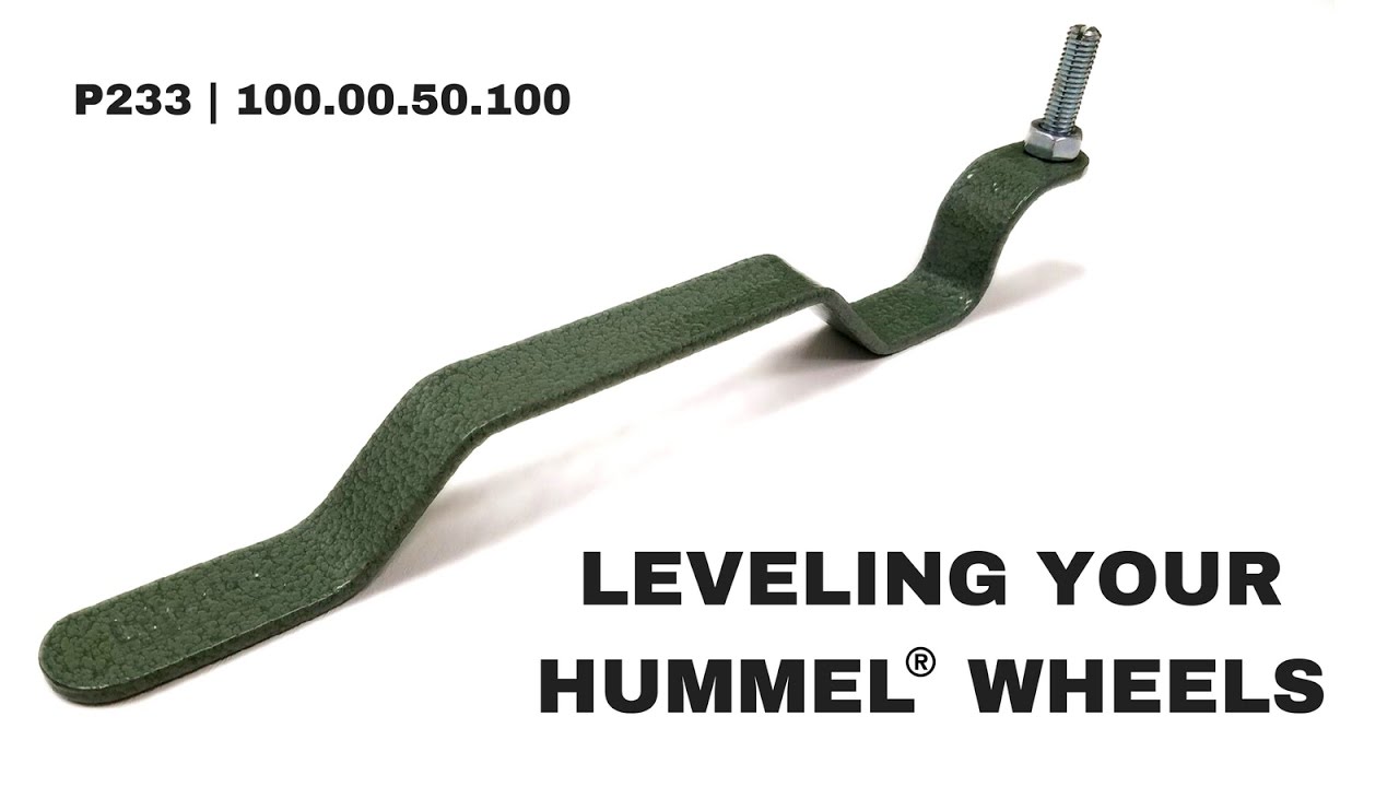 The How to Level the Lägler HUMMEL Sander Wheels Video
