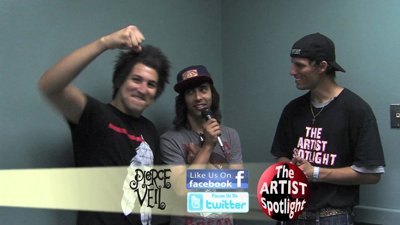 Pierce The Veil Interview VIC on The Artist Spotlight from the Vans Warped Tour 2012