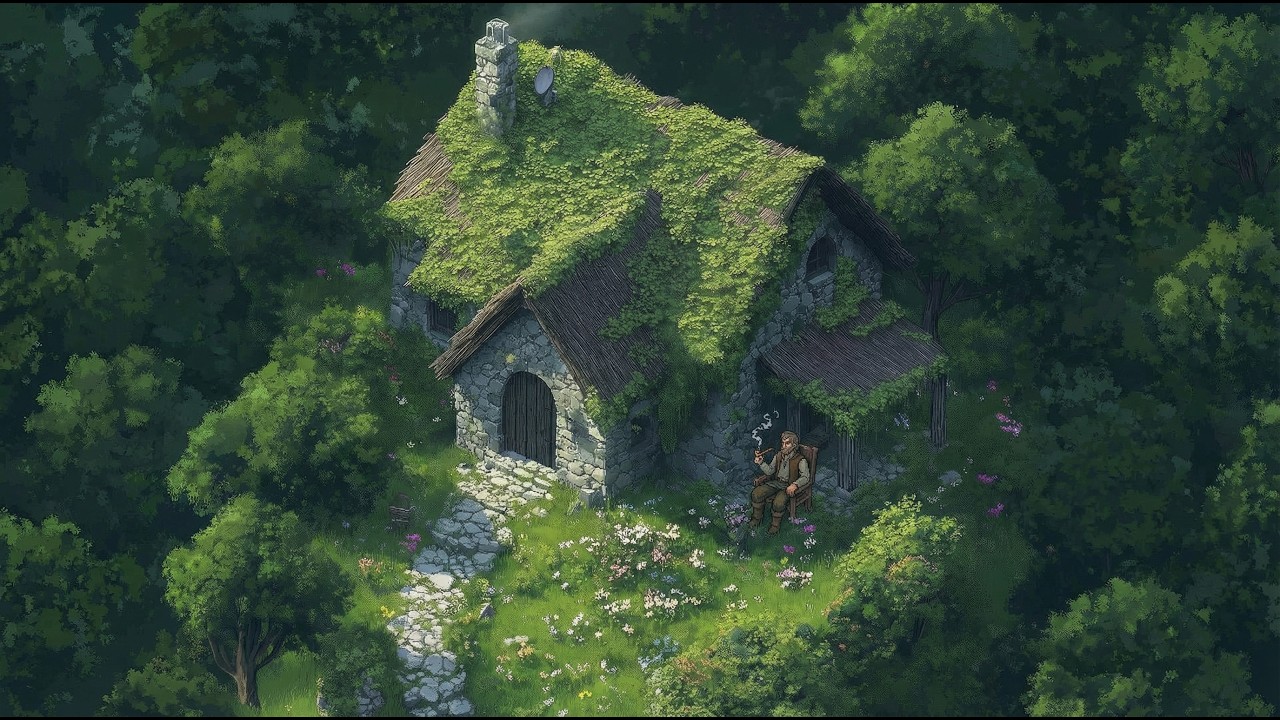 The Quiet Cottage in Eldergreen – Medieval Fantasy Ambience