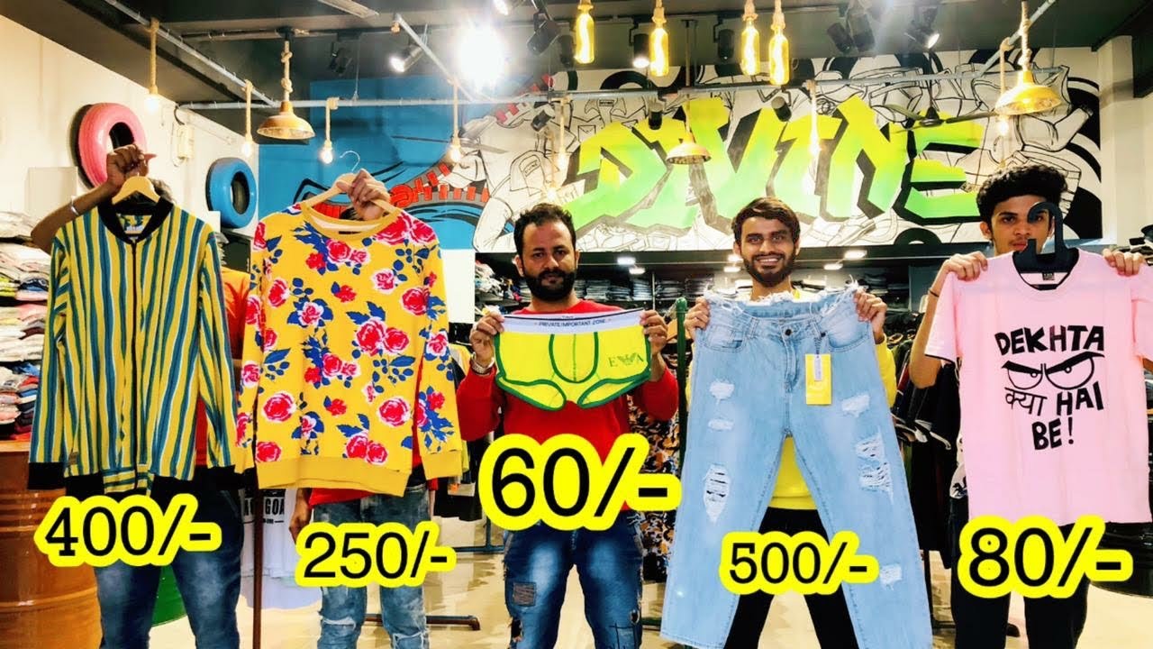 Divine collection mumbai | most cheapest shop in mumbai|tshirt 80|funky jeans|summer collection |D