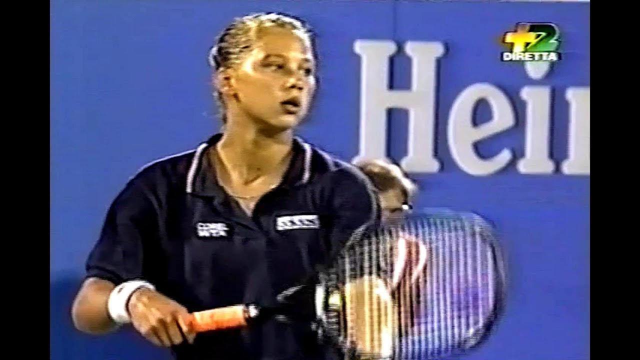 Anna Kournikova vs. Barbara Paulus US Open 1996 R3 💙❄️