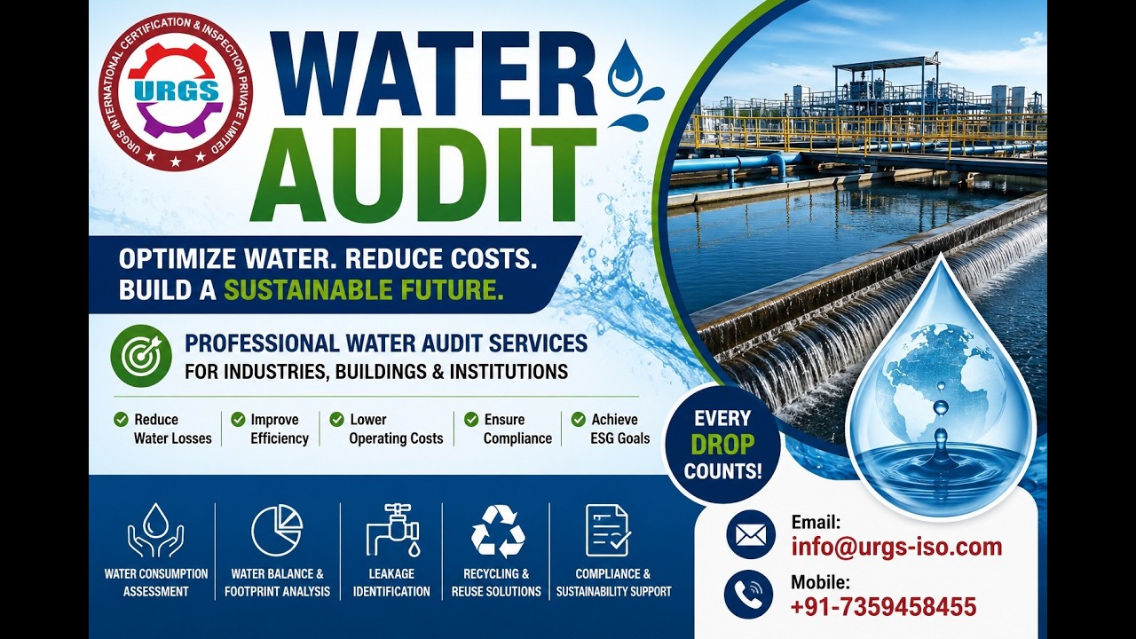 💧 Water Audit Services | Optimize Water Usage, Reduce Costs & Achieve Sustainability | URGS