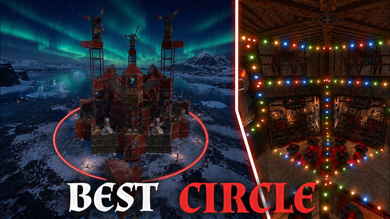 The Dinamo - The Best Small Group Circle Base Design / Cosy OpenCore / High Raid Cost - Rust base !
