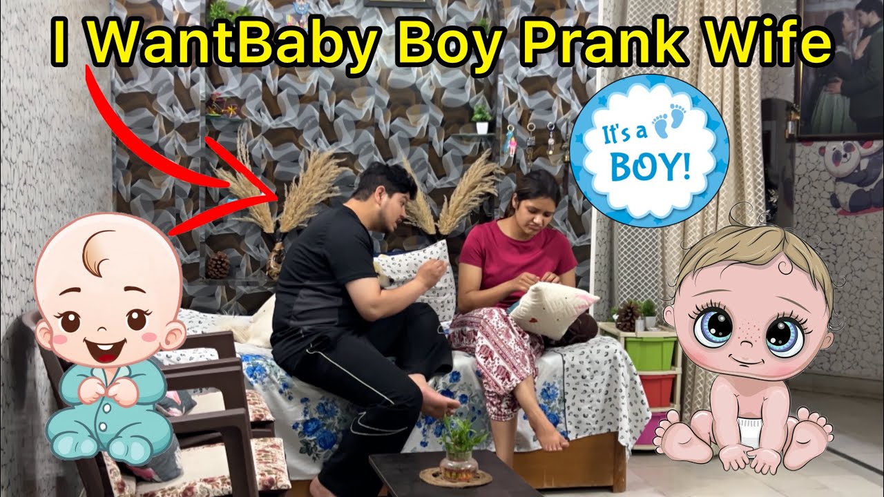 I Want Baby Boy Prank On Wife || @NikkRichaVlogs