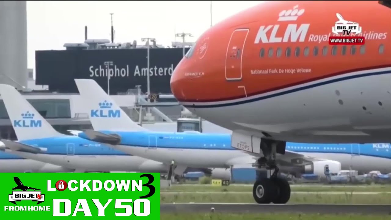 BIG JETS FROM HOME DAY 50 -  SCHIPHOL PLAYOUT AND MORE SIM LESSONS WITH JERRY!