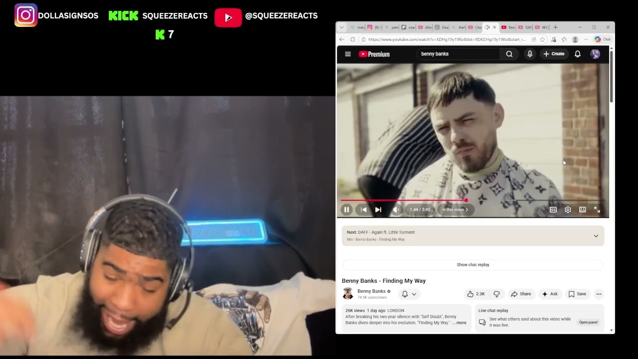 Benny Banks - Finding My Way | Reaction 