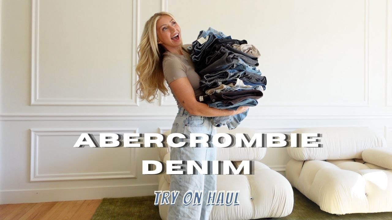HUGE ABERCROMBIE DENIM SALE TRY ON HAUL - the only video you will need to watch