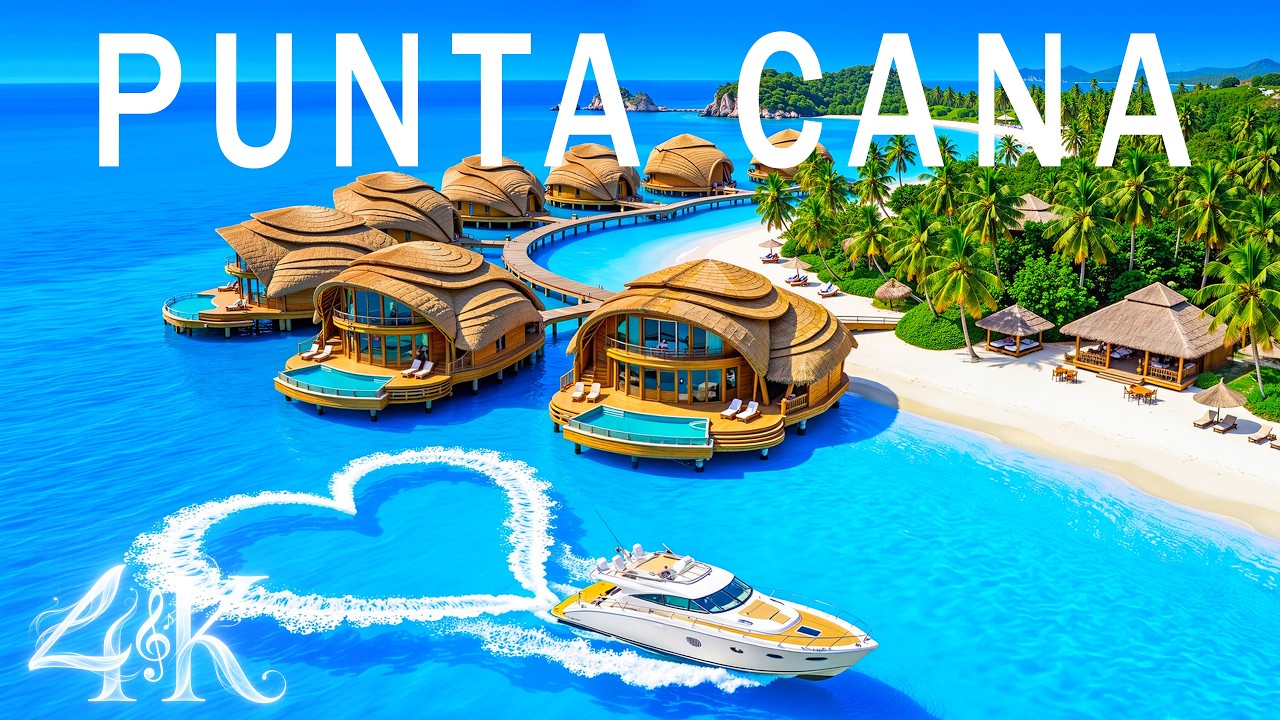 Punta Cana 4K Drone Footage | Tropical Beaches, Luxury Resorts & Caribbean Paradise