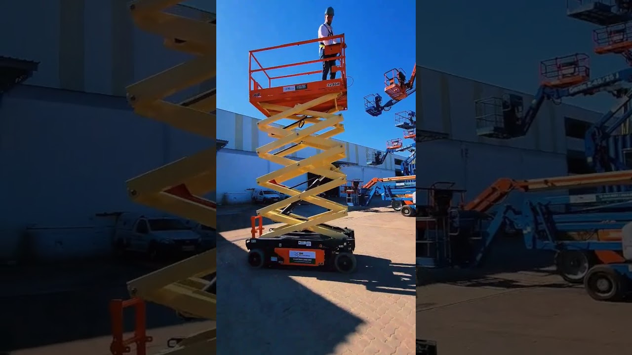 Plataforma elevat&oacute;ria tesoura 3246 R da JLG, voc&ecirc; conhece? #plataformaelevatoria