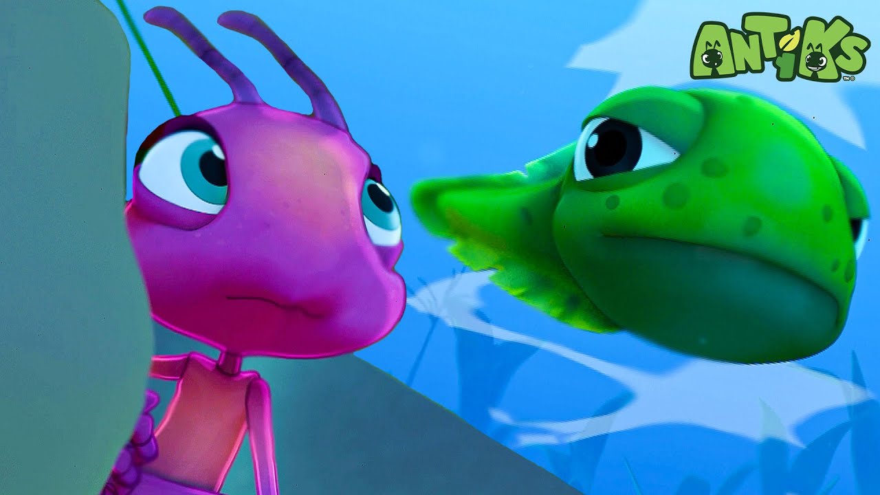 🐸 Girino GIGANTE!!! 🐸 | 1 HORA DE ANTIKS BRASIL! | Moonbug Kids em Português | Desenhos Animados