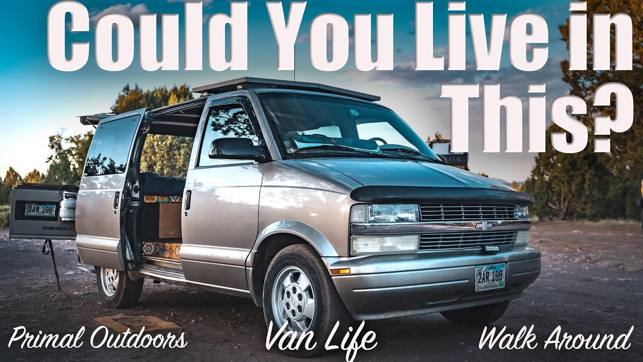 Filmmaker Living in a All Wheel Drive Chevrolet Astro Van - Walk Around