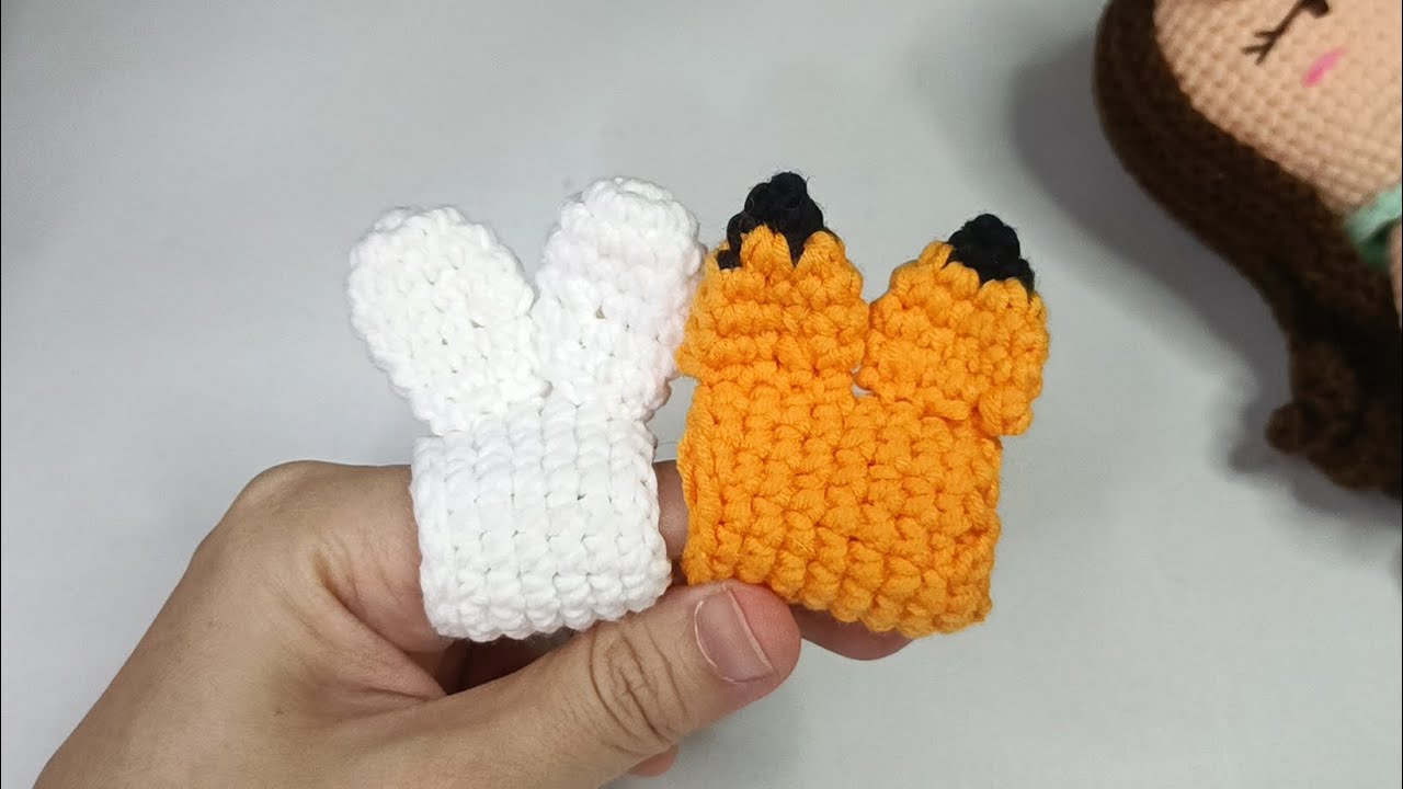 Finger protector fox and bunny ears | Tension ring | Yarn tension guide