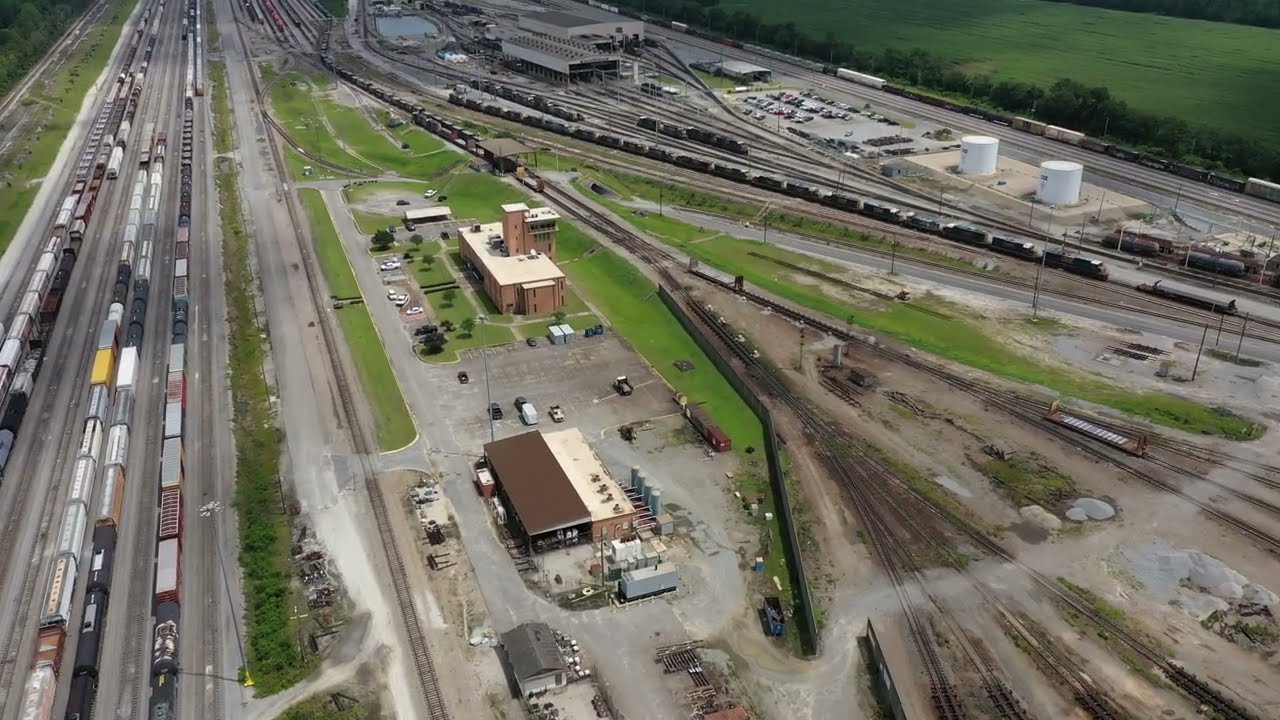 On Location, CSX Rice Yard in Waycross, GA Unedited-No Audio