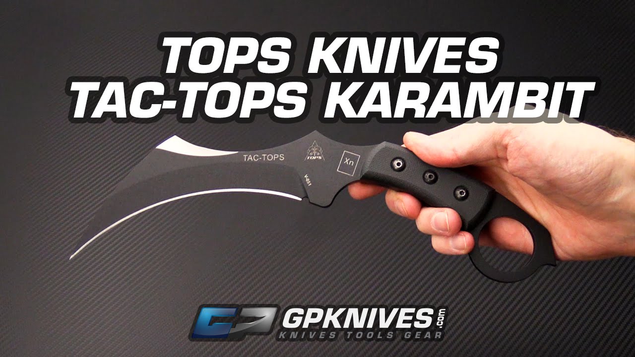 TOPS Knives TAC-TOPS Karambit Fixed Blade Knife Overview