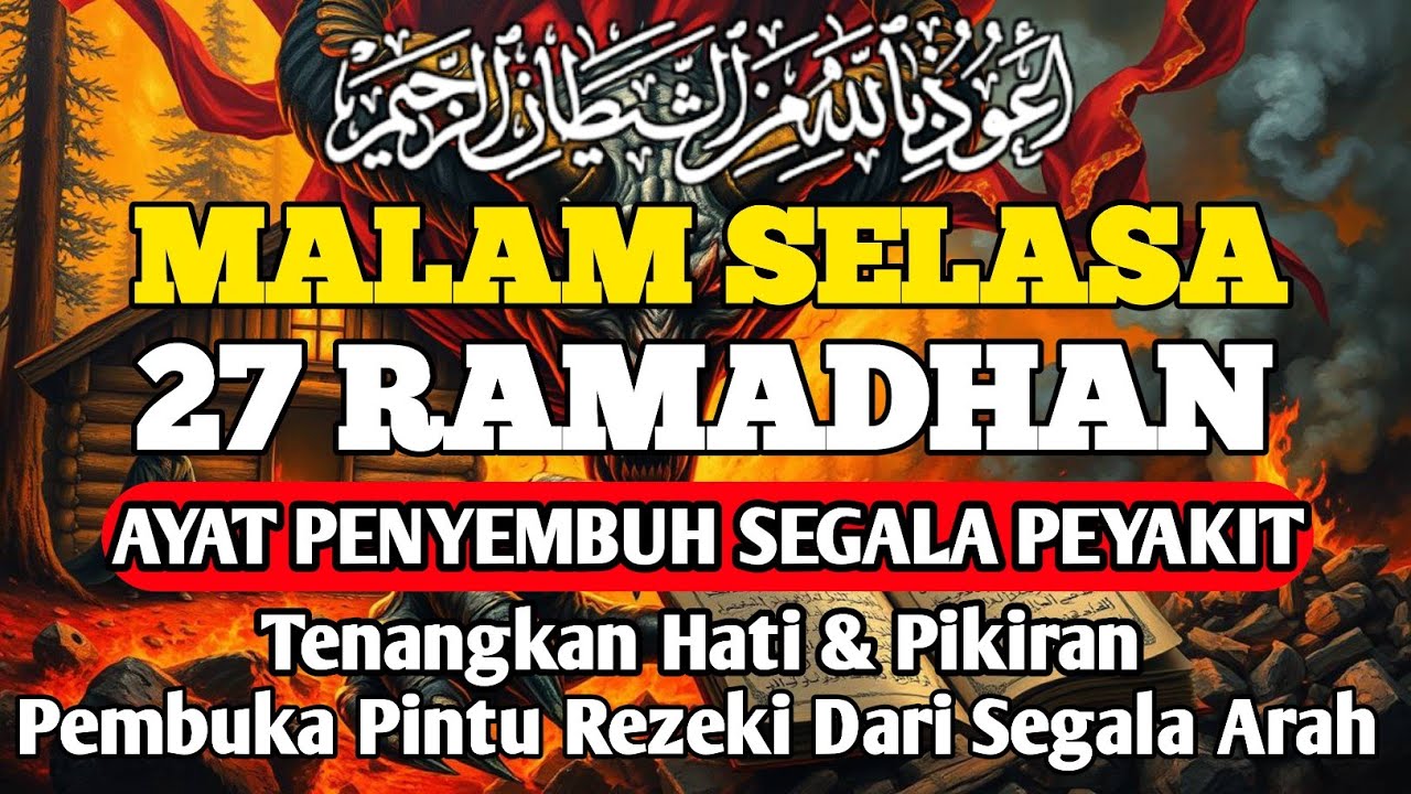 MALAM SELASA RAMADHAN DOA PENYEMBUH SEGALA PENYAKIT,INSYAALLAH SAKIT DITUBUHMU SEMBUH By ALAA AQEL
