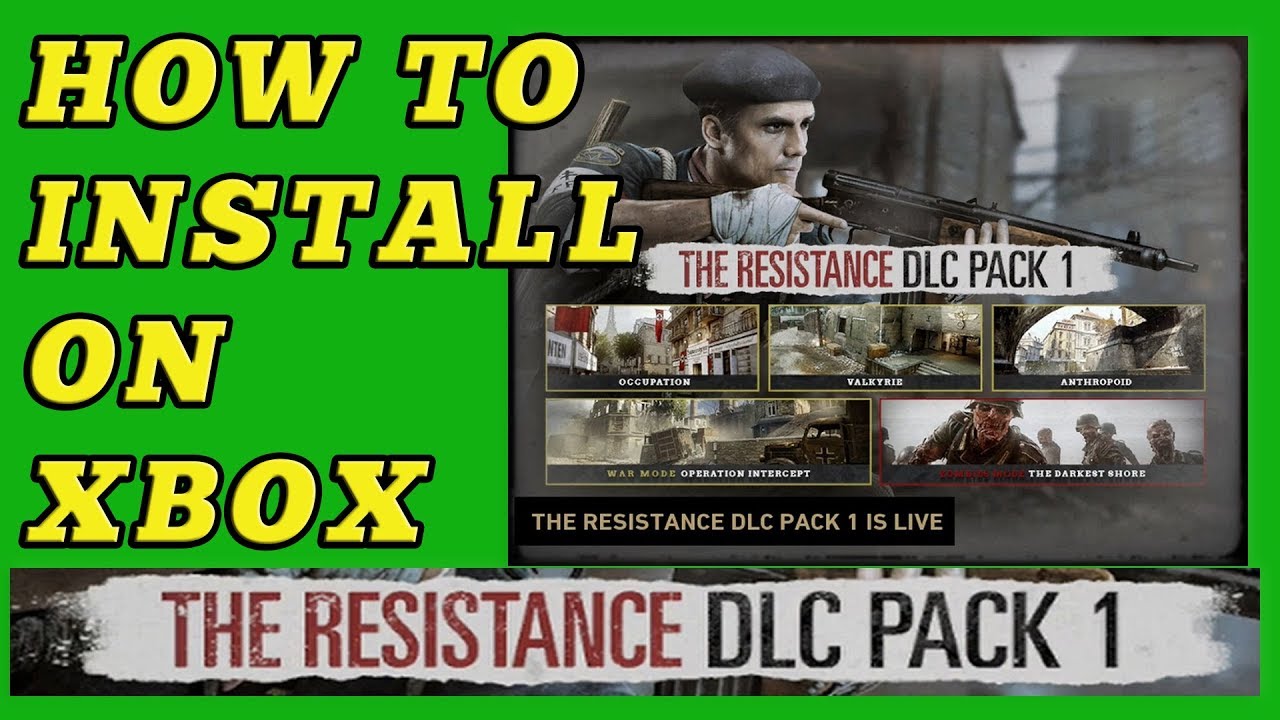 How To Install COD WW2 The Resistance DLC 1 On Xbox