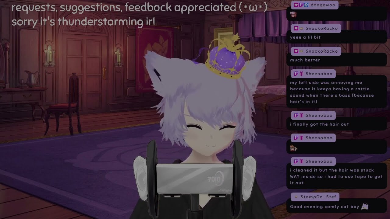 [ASMR] soft boy sounds: meow meow meow [VTuber] [Stream Archive]
