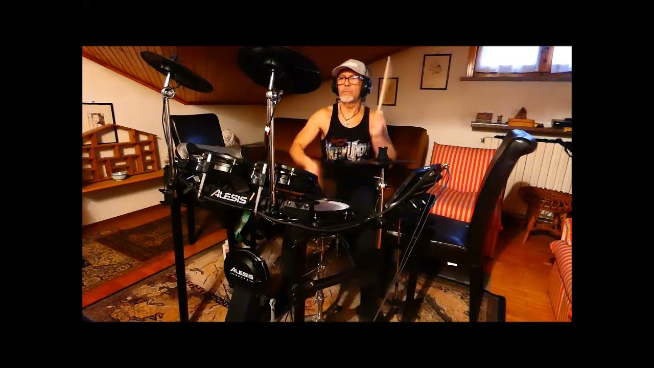1988 Pet Shop Boys - Domino Dancing (drum cover - fair use)
