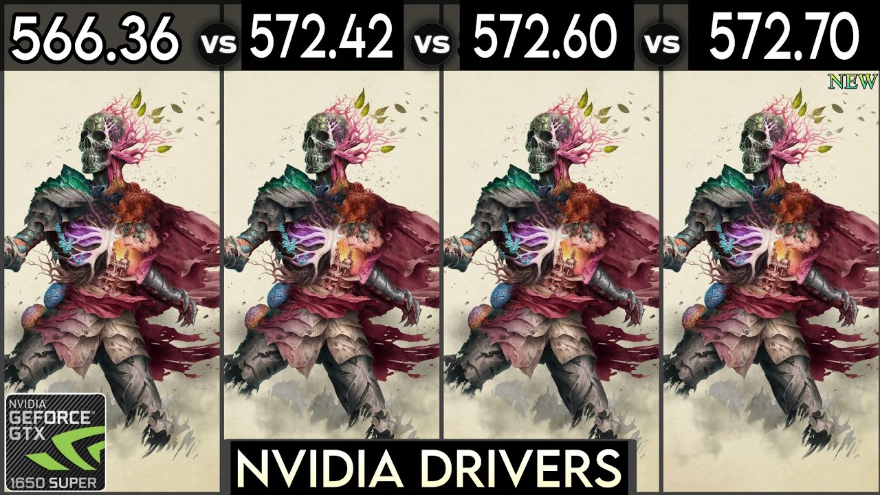 Nvidia Drivers (V 566.36 vs V 572.42 vs V 572.60 vs V 572.70) - Test In 7 Games - ft. GTX 1650 Super