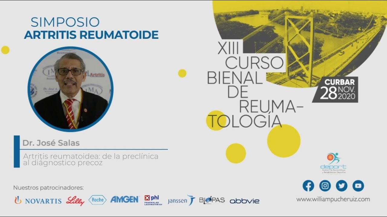CURBAR 2020 | Artritis reumatoide: de la preclínica al diagnóstico precoz | José Salas Siado