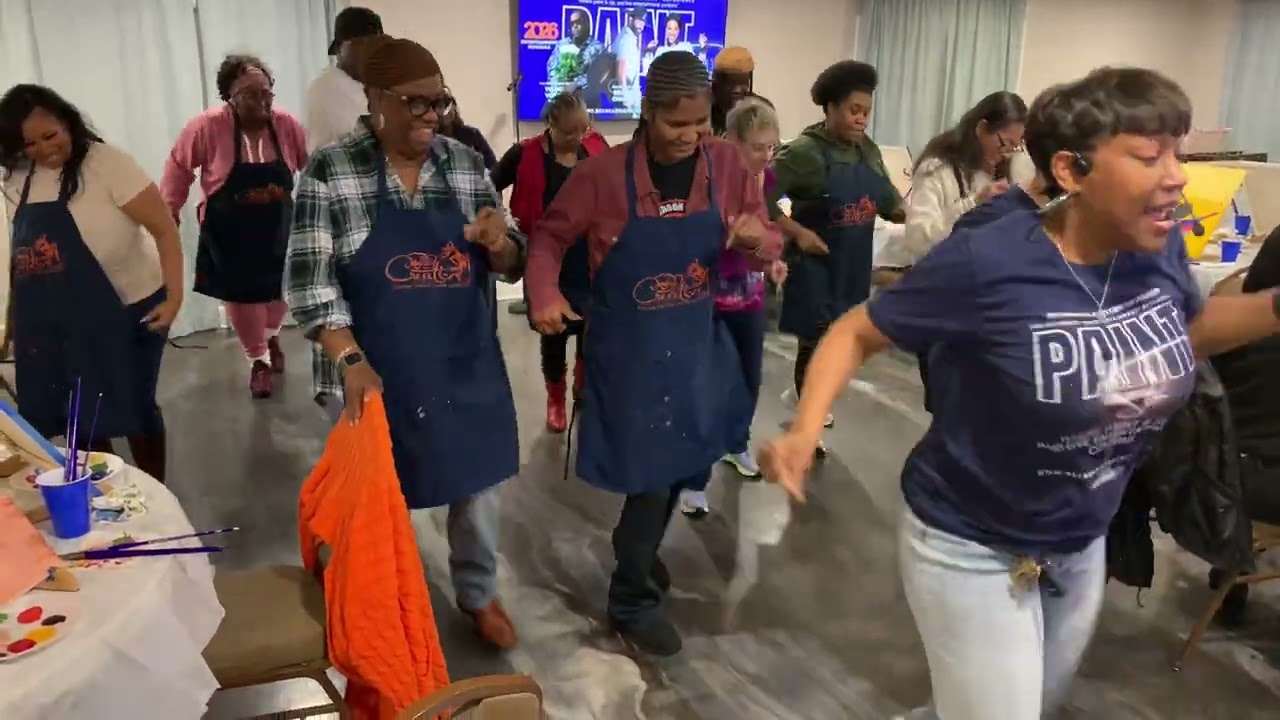 “Again” Line Dance (Keri Hilson) | BCAC Paint & Sip Paintertainment Experience - 01/17/26