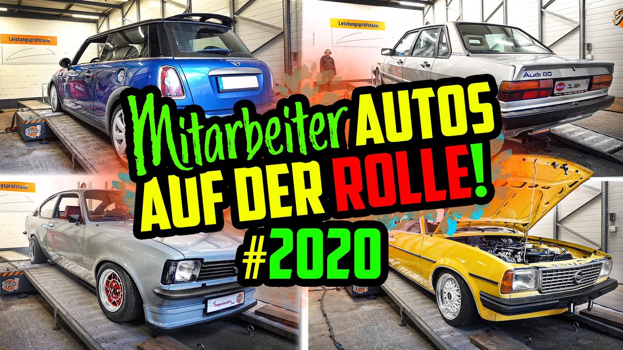 MITARBEITER Autos auf der ROLLE! - Prüfstandstag Halle77 - MARCO nimmt UNSERE Autos ran!