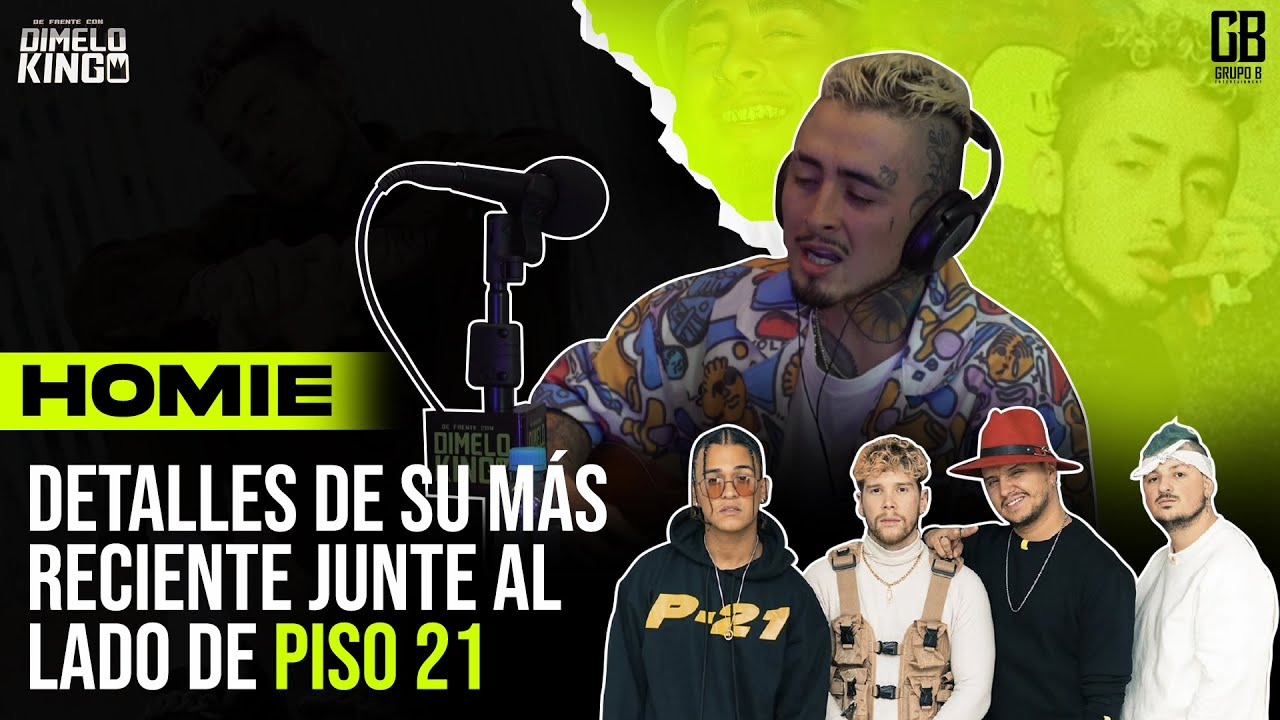 HOMIE. SU CARRERA VA EN ASCENSO QUE HASTA CANTA EN AVIONES
