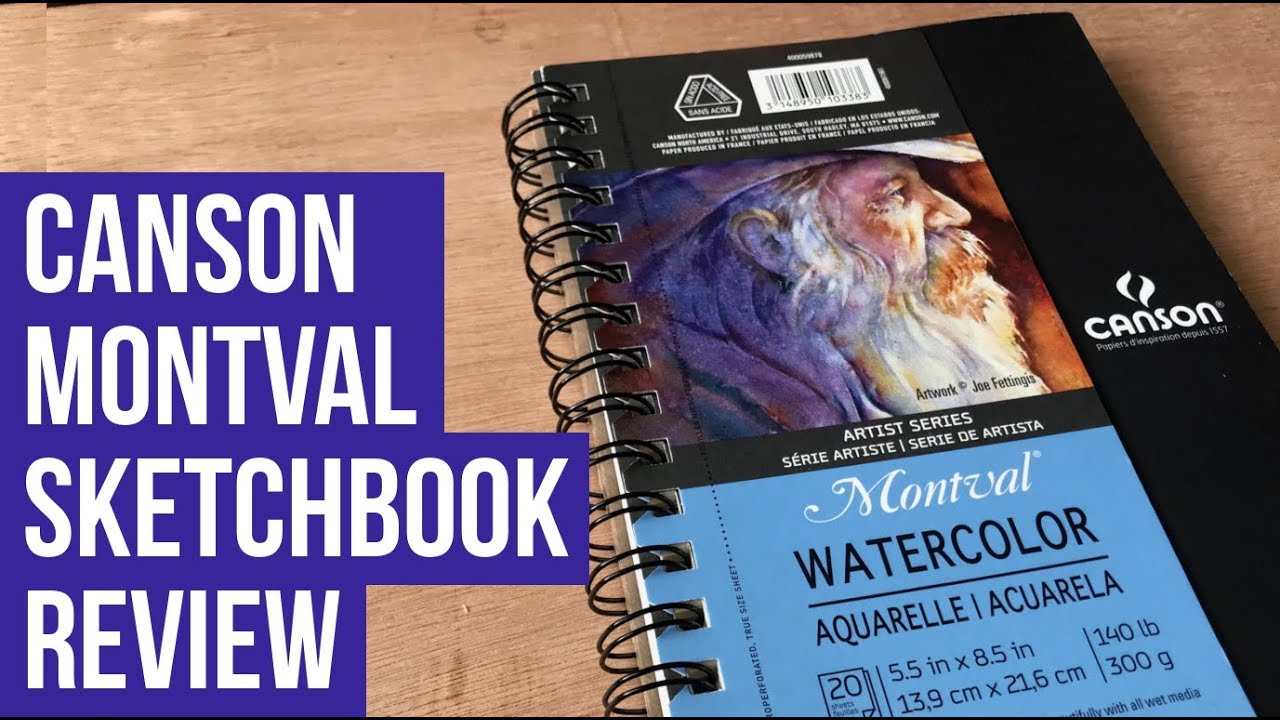 Canson Montval Sketchbook Review | Watercolor Paper (300gsm)