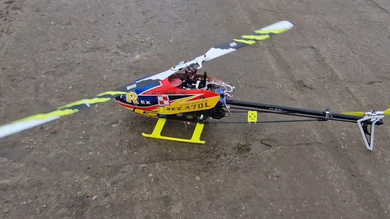 Helicopter rc 3D  Pre-Christmas🎄❤️ training💪 🌬🥶🕹🕹Align T-Rex 470L 🚁 