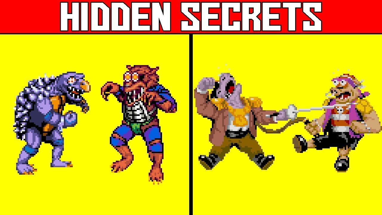 (Teenage Mutant Ninja Turtles: Turtles in Time) Secret Technique to defeat these bosses!