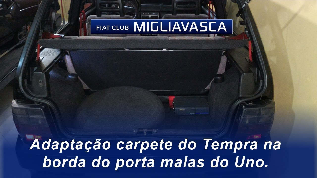 Adaptação Carpete de Tempra no Uno.