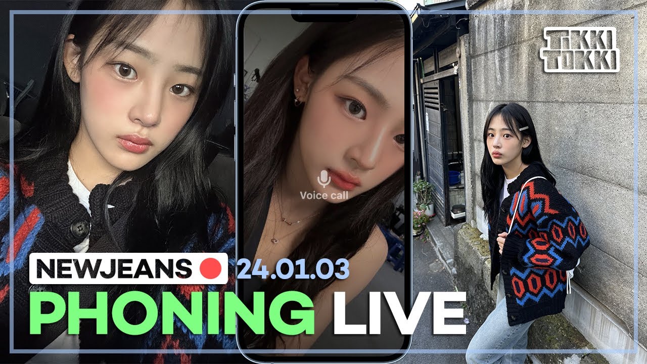 (ENG SUB) NewJeans Phoning Live 24.01.03 - Minji Teaches You Korean + Talks ADOR Trainees