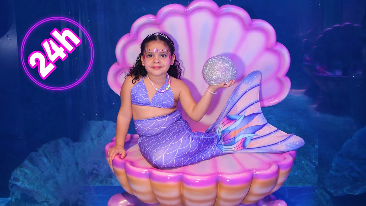Je passe 24 heures comme une sirène😍😍 I am a real mermaid