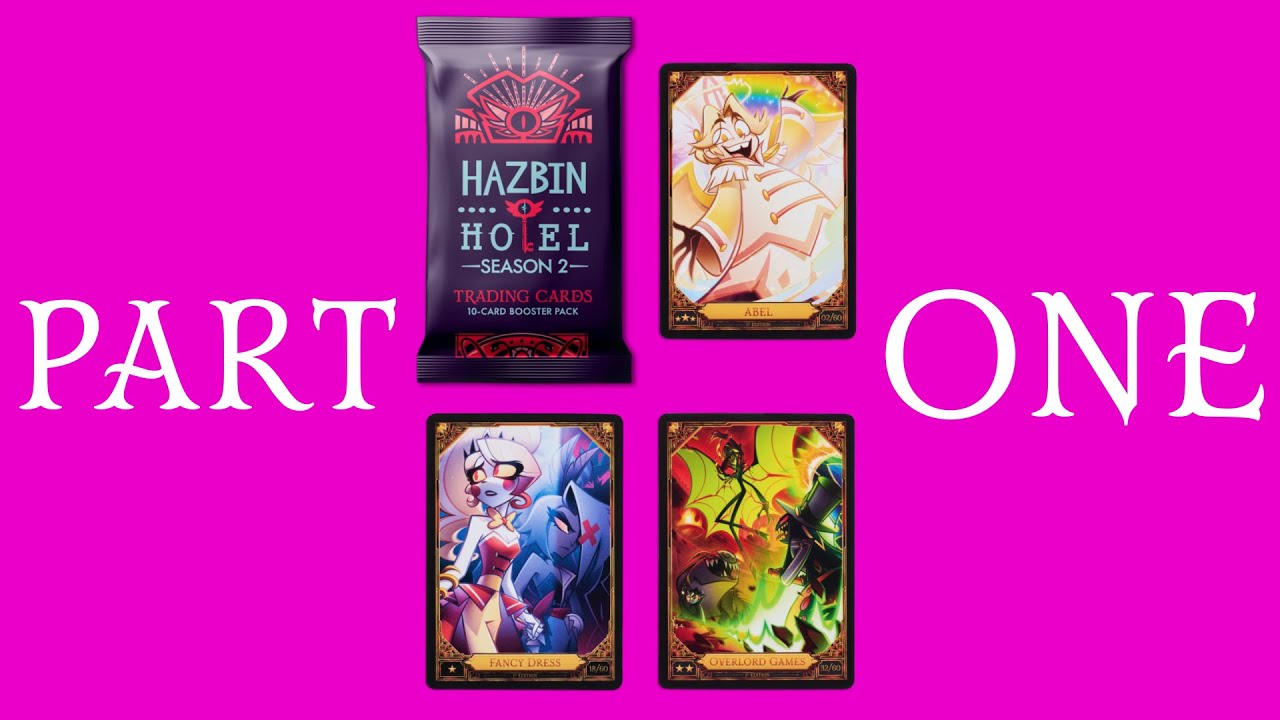 Unboxing Hazbin Hotel Season Two Trading Cards 1st Edition Booster Packs (Part One)