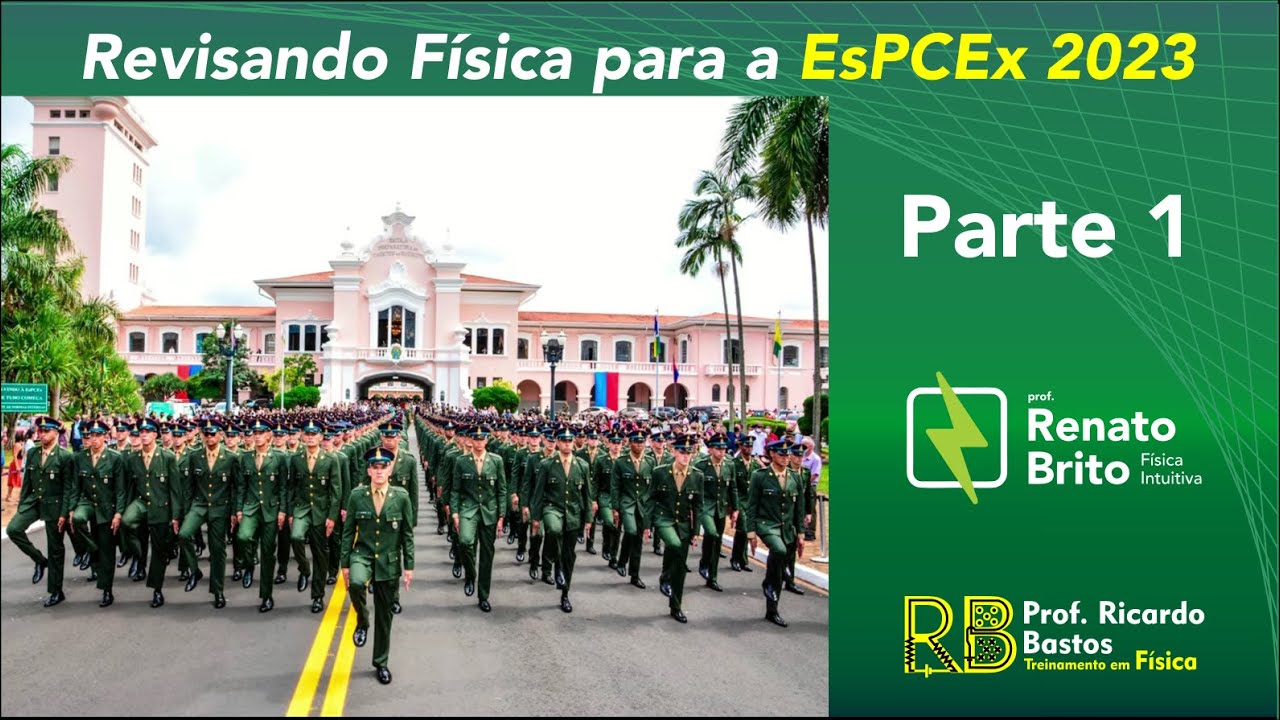 LIVE 1 - REVISÃO FISICA ESPCEX 2023 - prof Renato Brito