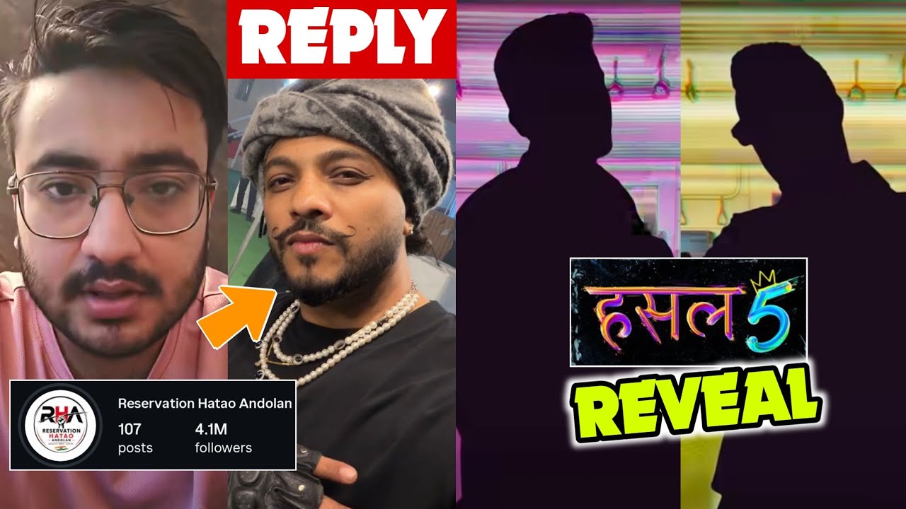 RESERVATION HATAO ANDOLAN ON RAFTAAR | RAFTAAR REPLY | HUSTLE 5 JUDGES REVEAL 😱 | KARMA ,UK07 RIDER 