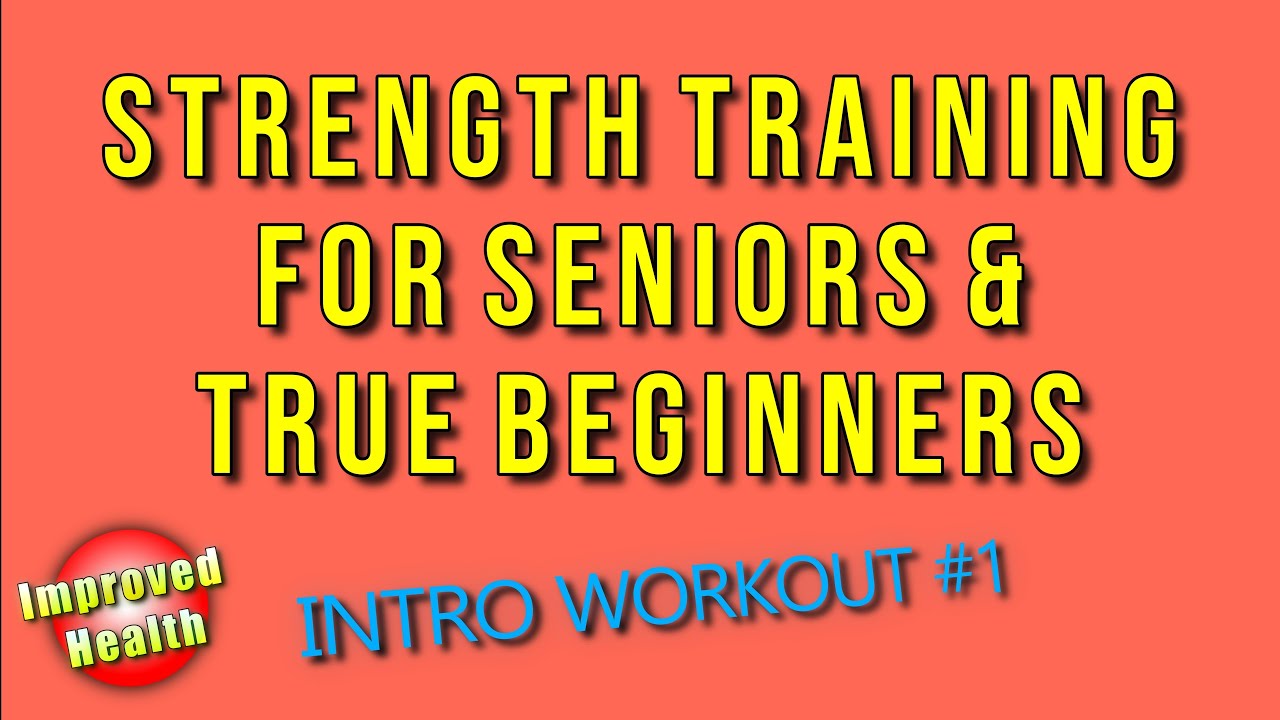 Complete Beginner Strength Training Workout | Exercises for Seniors and Beginners | With Instruction