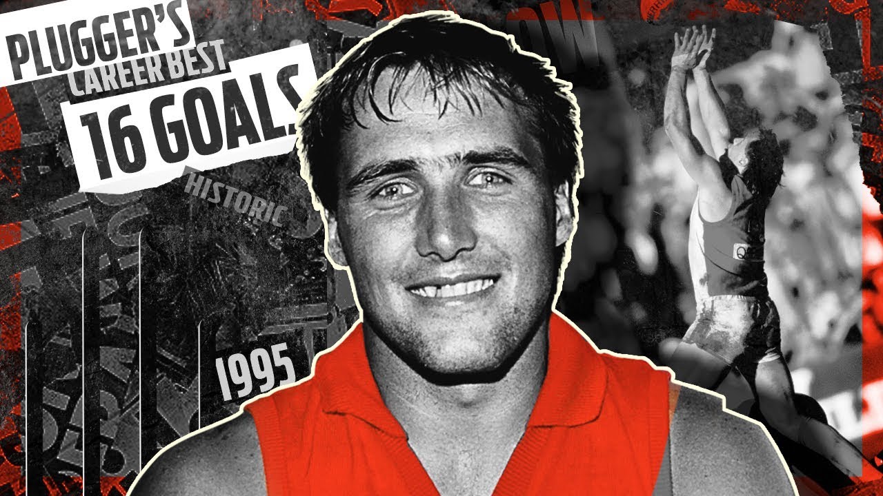 RARE FOOTAGE: Plugger Lockett kicks career-high 16 goals | 1995  | AFL