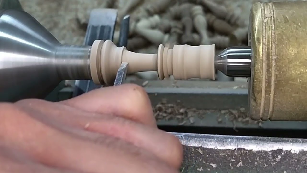 Woodturning _ How to make the smallest millimeter chess piece
