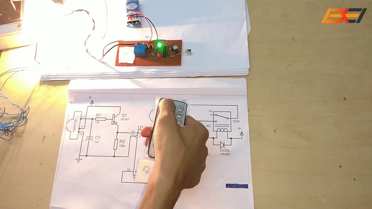 Project Output #15: Home Appliances (Light)  Control Using Remote