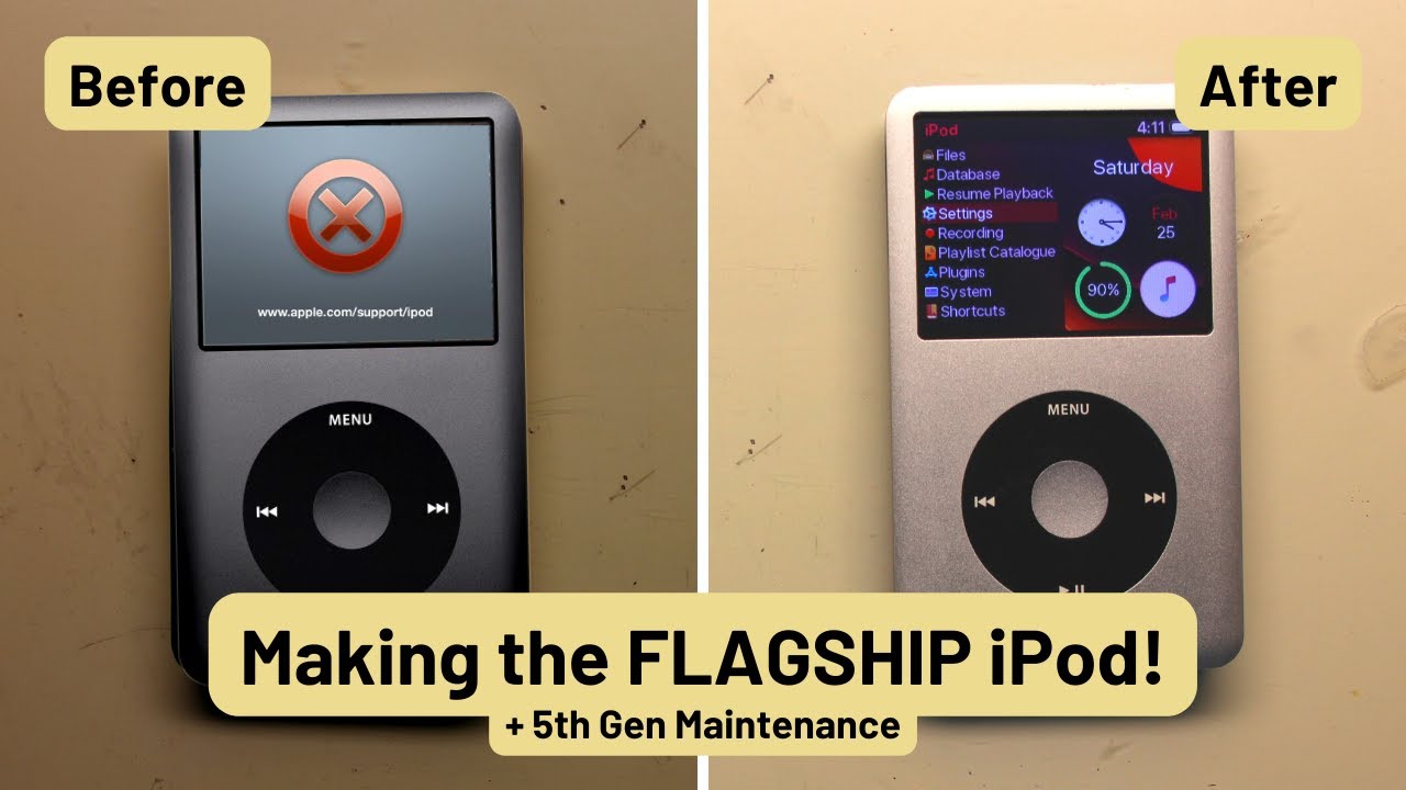 I made the FLAGSHIP iPod Classic! (from a broken pod) | TSLabs