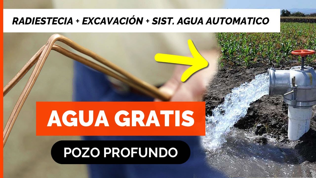 AGUA GRATIS! 💧⛏️ Cómo sacar Agua de un POZO PROFUNDO (usando Radiestecia)