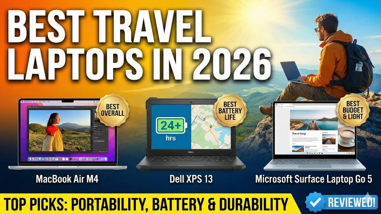 ✅Top 5 Best Travel Laptops in 2026 - Ultimate Portable Laptop Buying Guide!