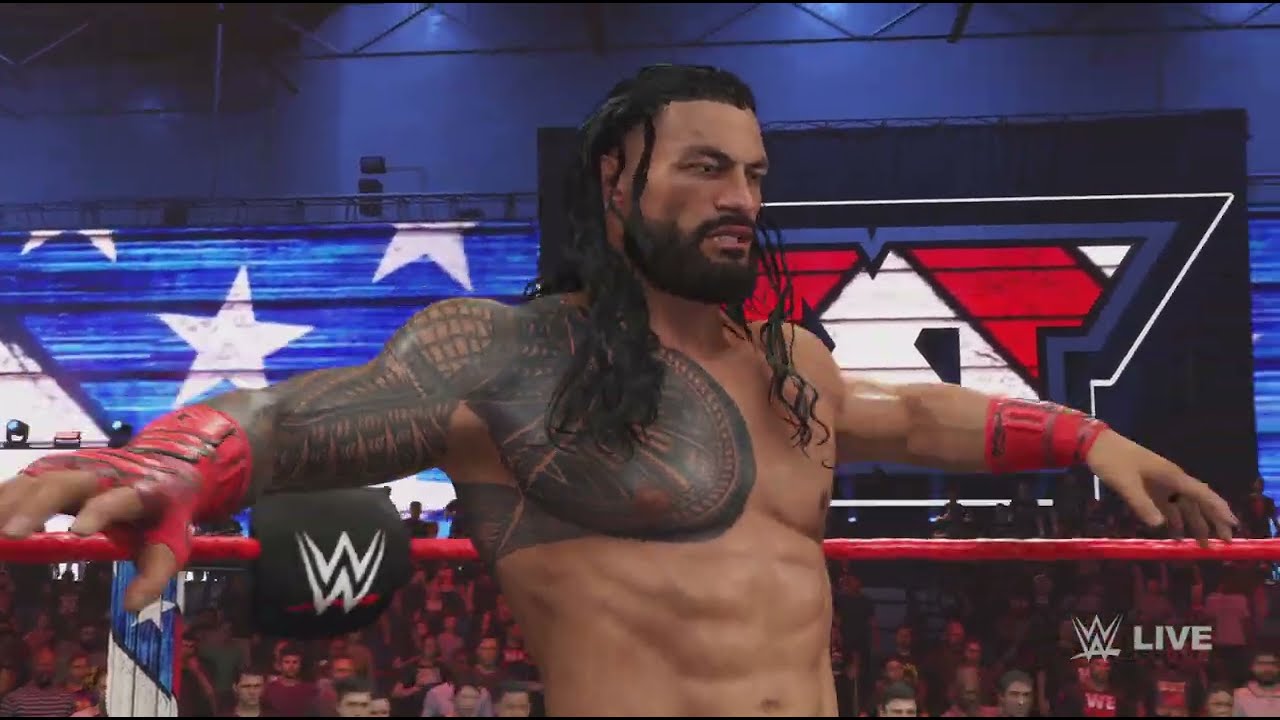 Play 2K 25, WWE, Triple the match.