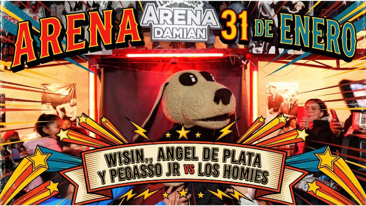 WISIN THE DOG, ANGEL DE PLATA Y PEGASSO JR VS LOS HOMIES CHARIFAS CHAFLAN Y CHURRITO