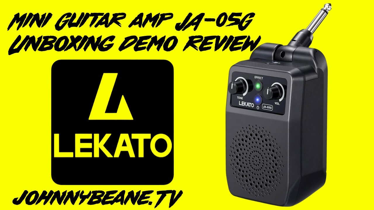 LEKATO mini Guitar Amp JA-05G Unboxing demo review! 3/14/25
