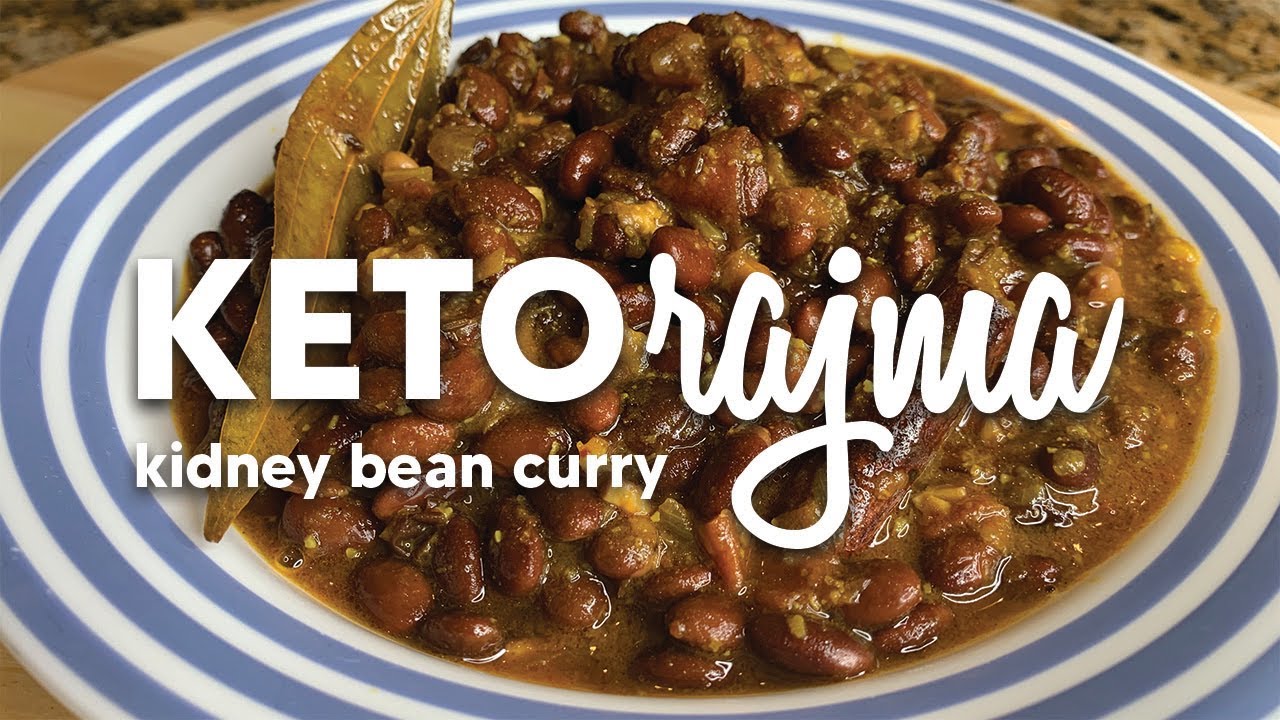 Keto Rajma | Keto Kidney Bean Curry with Black Soybeans | Indian Vegetarian