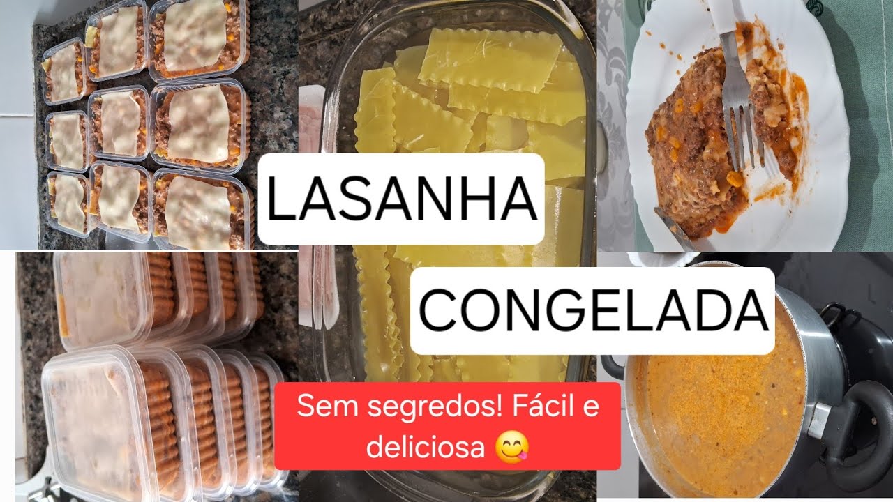 COMO FAZER LASANHA CONGELADA: COMIDA FÁCIL E DELICIOSA